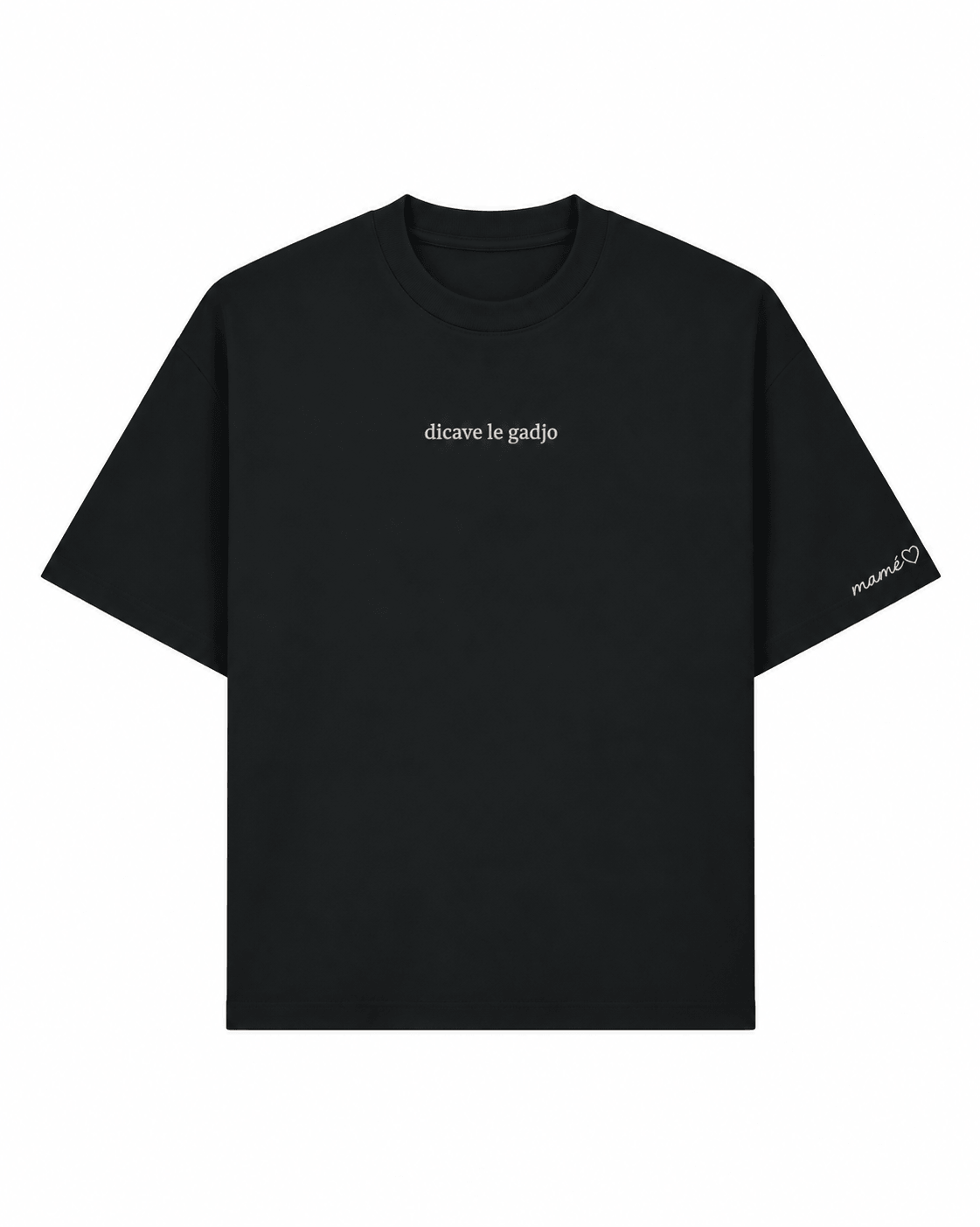 t-shirt " dicave le gadjo "