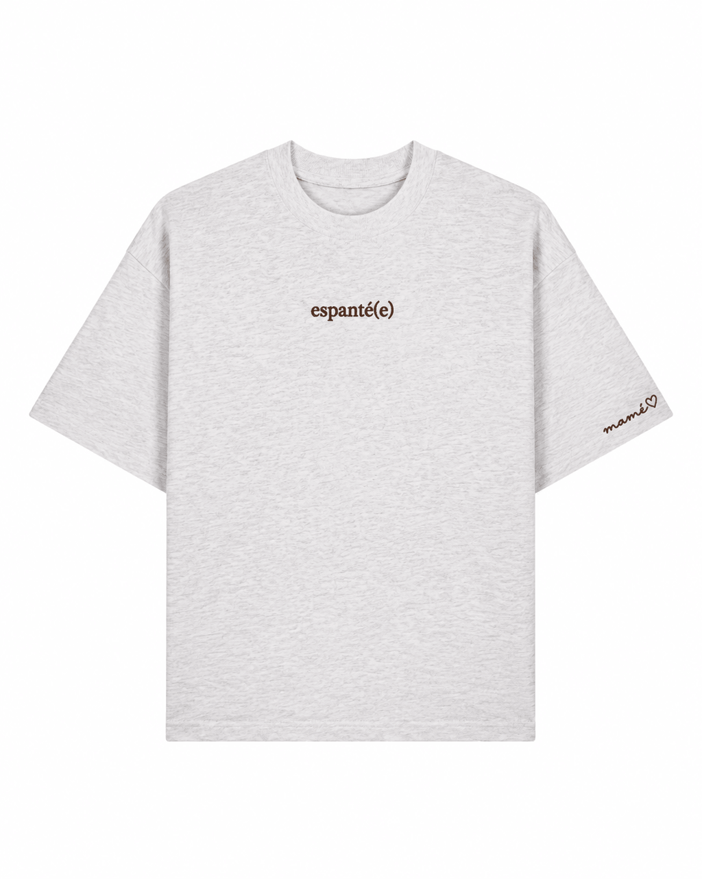 t-shirt " espanté(e) "