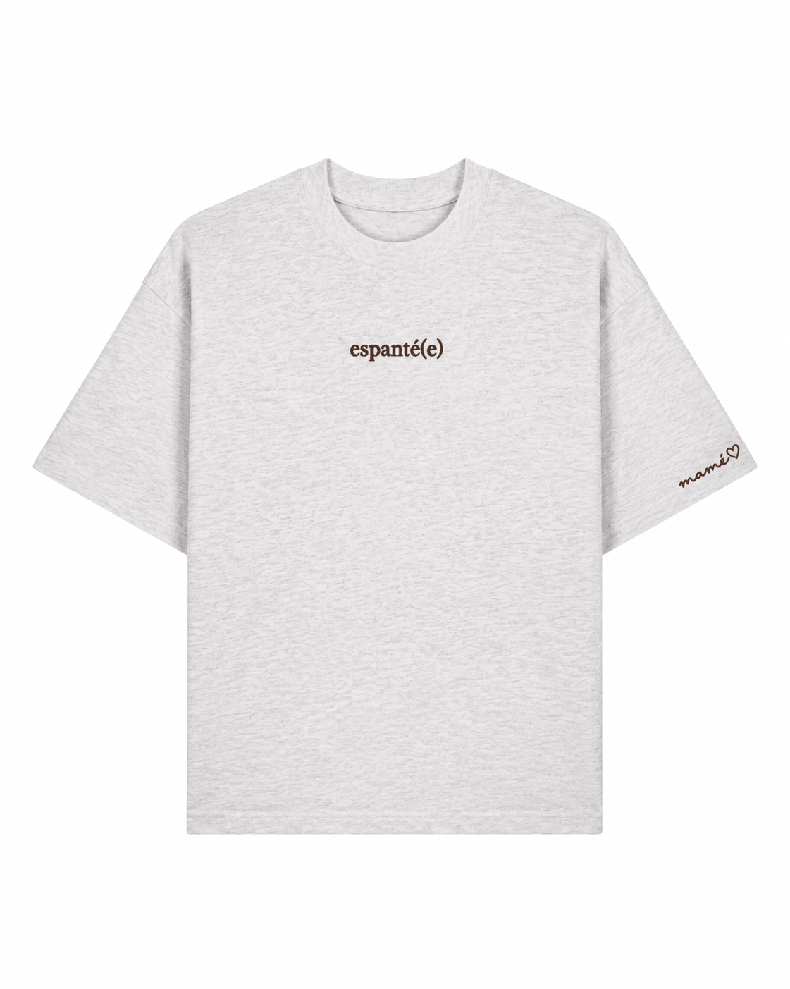 t-shirt " espanté(e) "