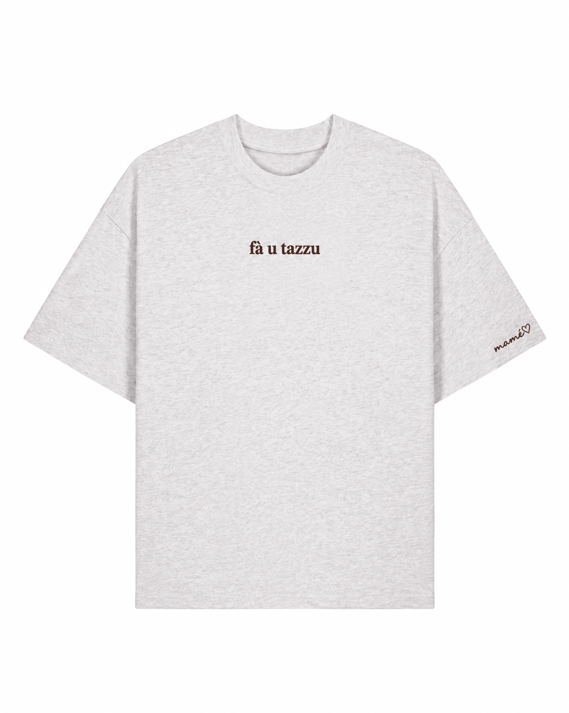 t-shirt " fà u tazzu "