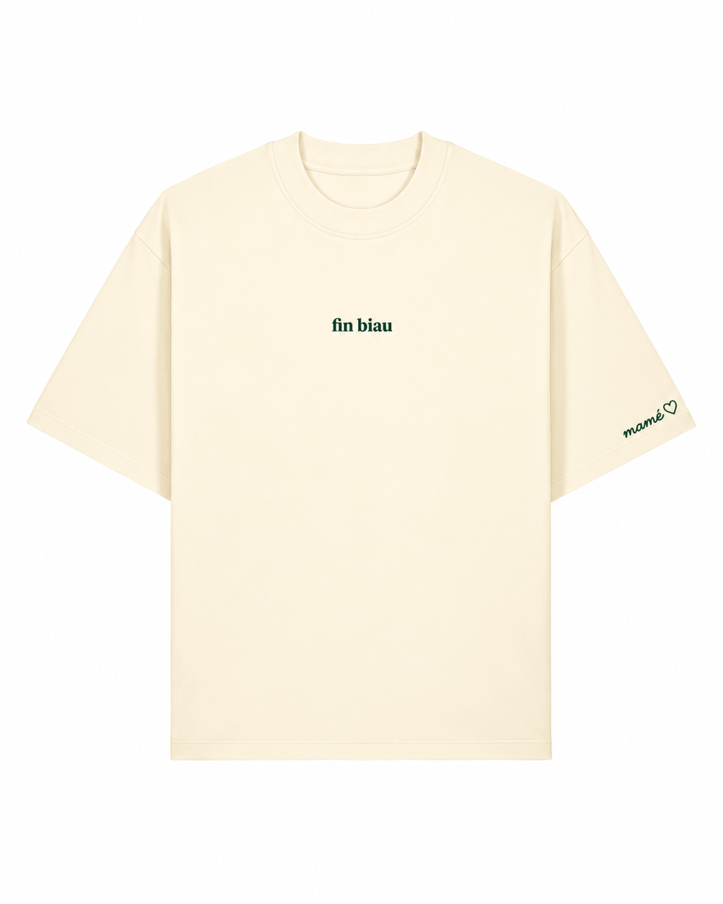 t-shirt " fin biau "