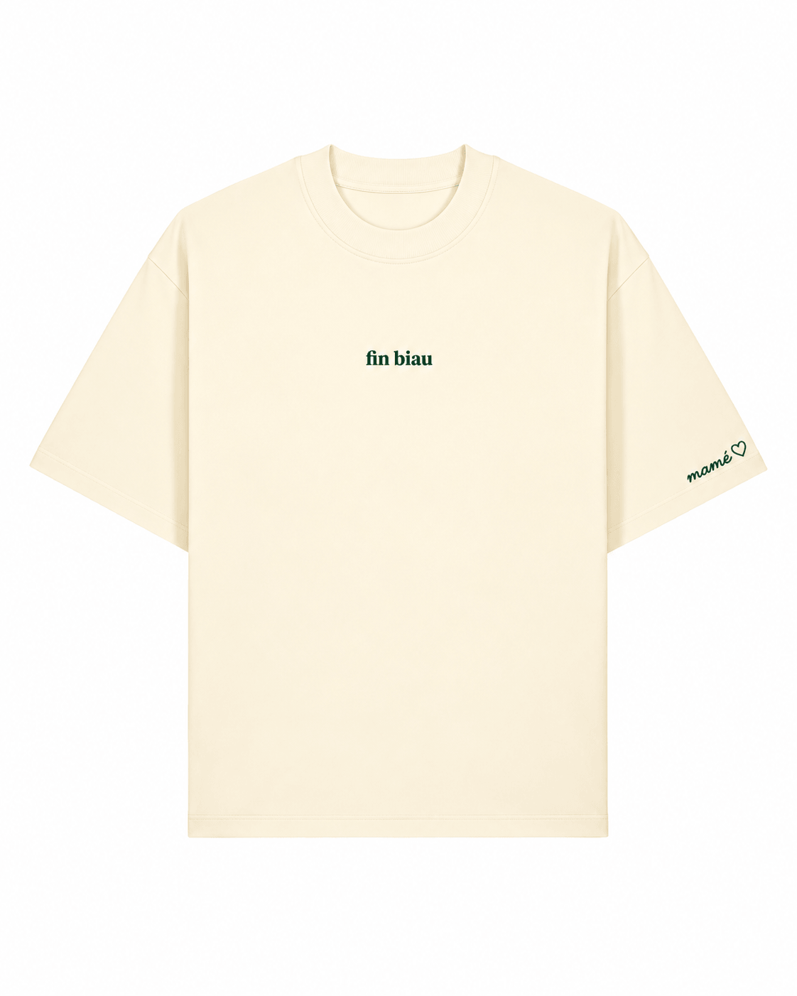 t-shirt " fin biau "