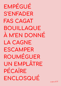 carte postale - mots