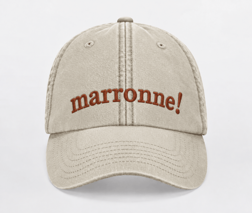 casquette "marrone!"