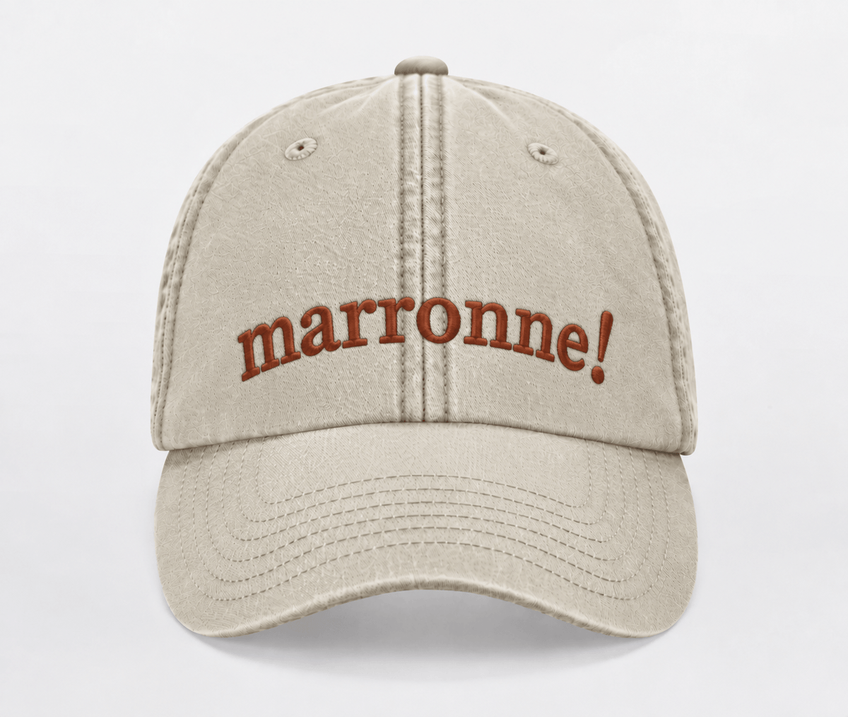 casquette "marrone!"