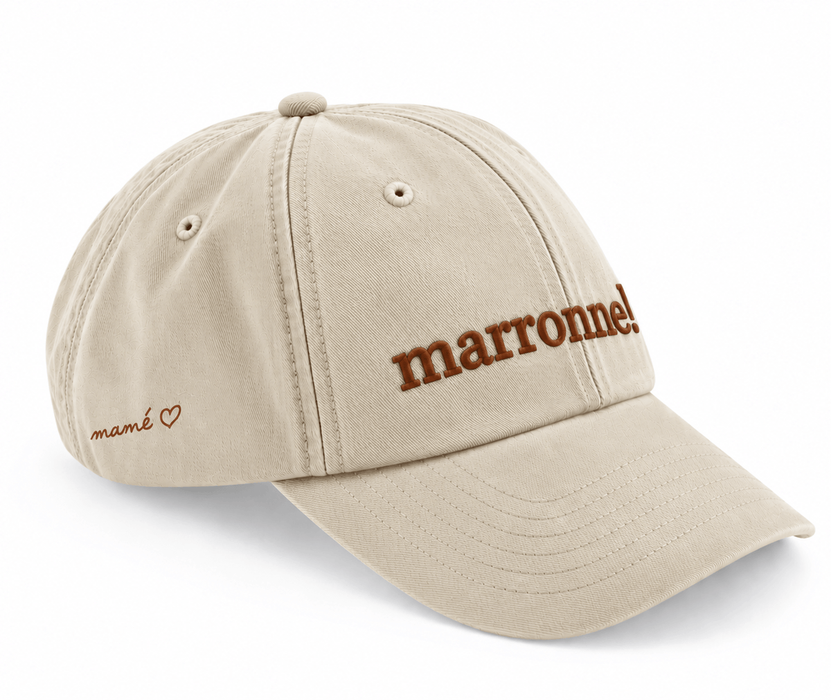 casquette "marrone!"