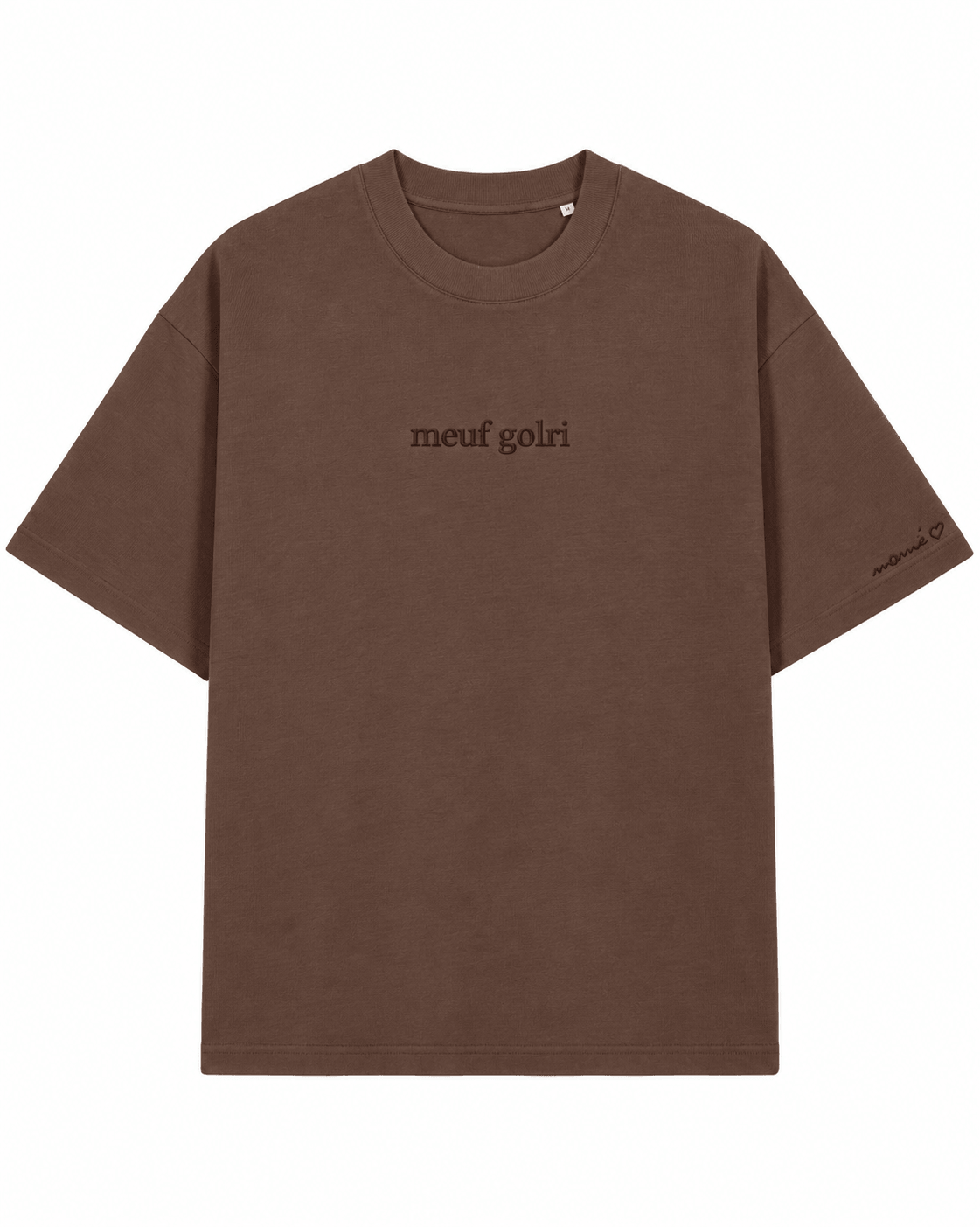 t-shirt "meuf golri "